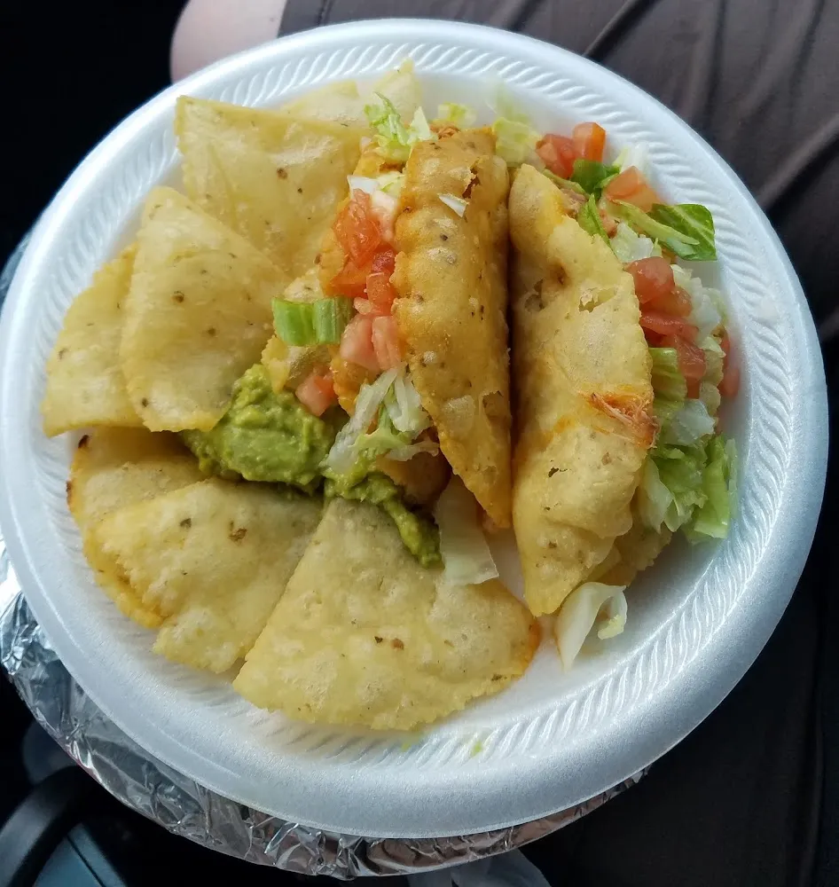 Puffed Tostados Platter